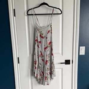 Floral Mini Dress with Spaghetti Straps
